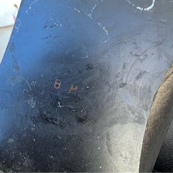 Vintage 90s 9 West Ltd. Edition Black Leather Equestrian Style Riding Boots - Picture 6 of 7